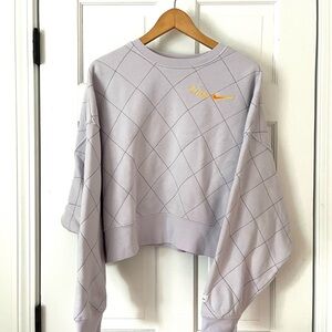 Nike Women's Lavender Quilted Sweatshirt